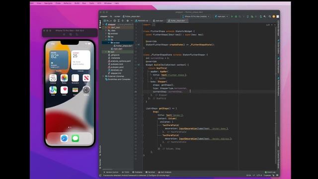 How to use Flutter Stepper to Collect Customer Input