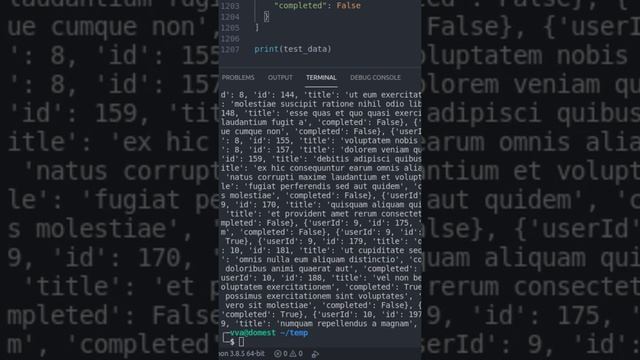 #shorts | Use pprint instead of print method in Python смотреть онлайн