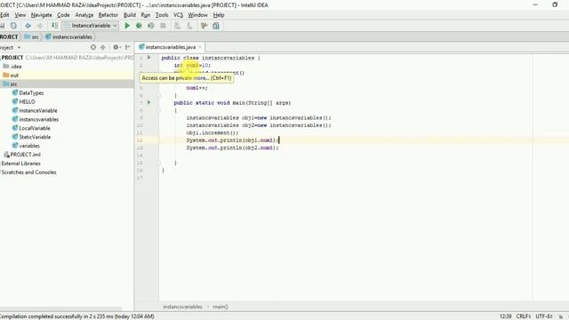 Part 4 || Types Of Variables With Example || Java Programming смотреть онлайн