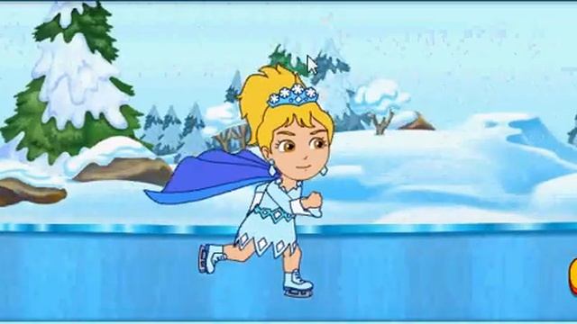 Игра Даша следопыт катание на коньках в рождество смотреть онлайн