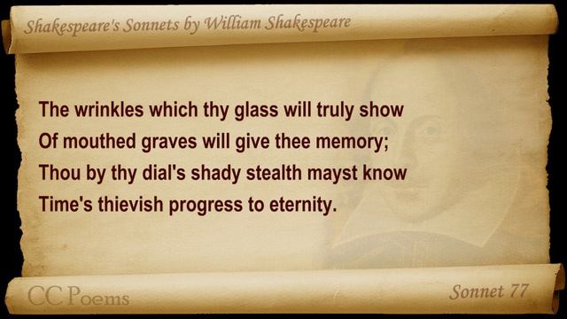 Sonnet 077 by William Shakespeare смотреть онлайн
