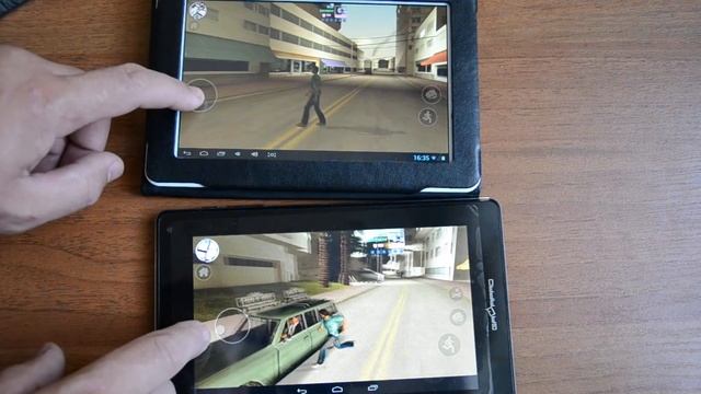 Ainol Venus (vivante gc1000+ MP) и Gainward Galapad (NVIDIA Tegra 3) в игре GTA Vice City смотреть онлайн