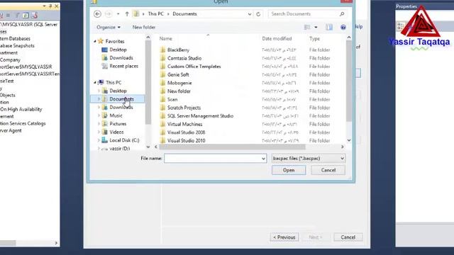 How to export and import database in SQL Server 2012 смотреть онлайн