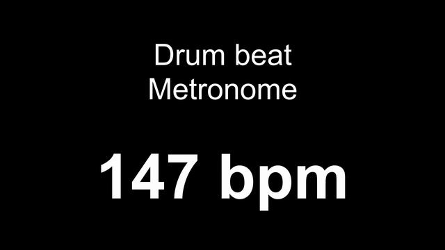 147 bpm metronome drum смотреть онлайн
