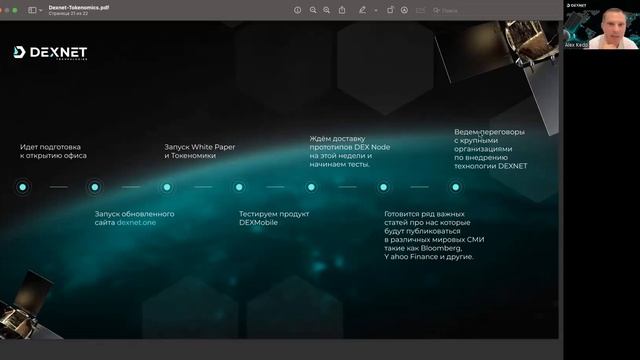DexNet Официальный вебинар от компании с подробным разбором токеномики. смотреть онлайн