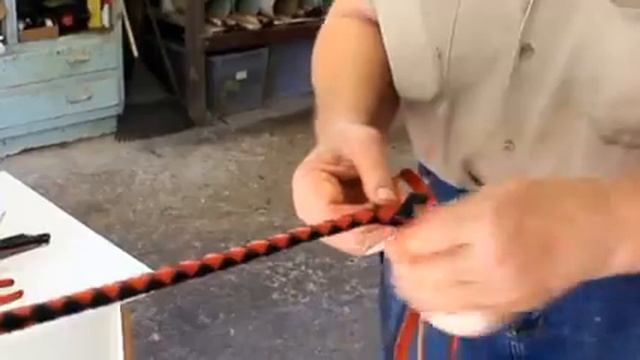4 Plait Kangaroo Hide Stock Whip Kit - Aussie Whip Maker смотреть онлайн
