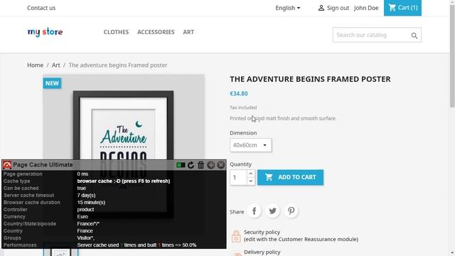 Speed up Prestashop with Page Cache Ultimate смотреть онлайн