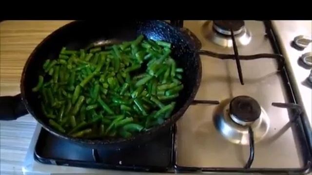 Стручковая фасоль с яйцом . ПП рецепт смотреть онлайн