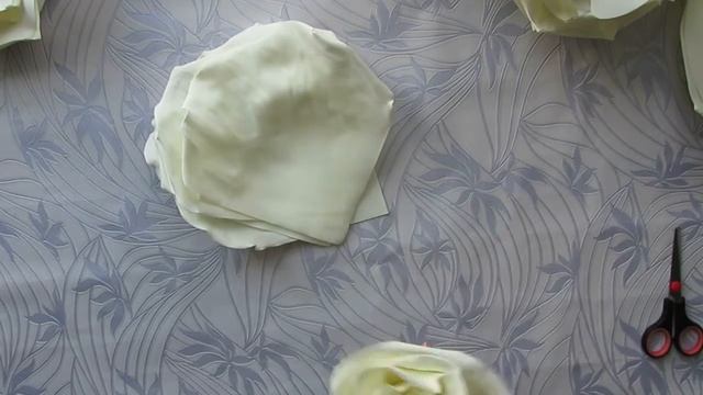Ростовая роза из иранского фоамирана. смотреть онлайн