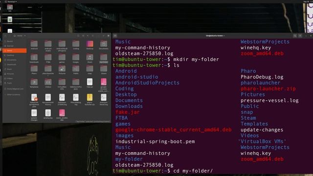 Basic Command Line Navigation with Bash Shell Terminal смотреть онлайн