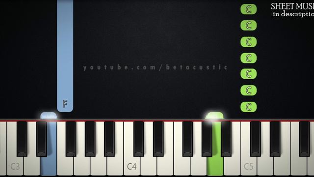 Awesome God - Michael W Smith | SLOW EASY PIANO TUTORIAL + SHEET MUSIC by Betacustic смотреть онлайн