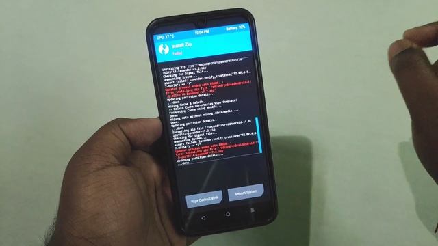 TWRP Error Fix : assert failed: lavender.verify_trustzone("TZ.BF.4.0.7-00154") == "1" смотреть онлайн