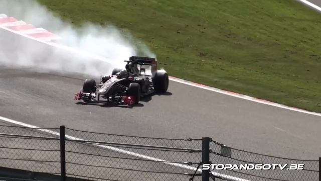 Bruno Senna Formula 1 Demo @ World Series By Renault Spa 2011