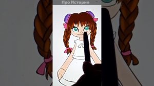 Раскраски+ Страшная История "Проклятая кукла" / Страшилка про куклу / Истории + арт