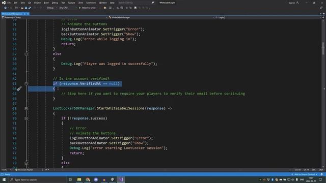 Cross platform login with white label - Player Authentication - Learn with LootLocker смотреть онлайн