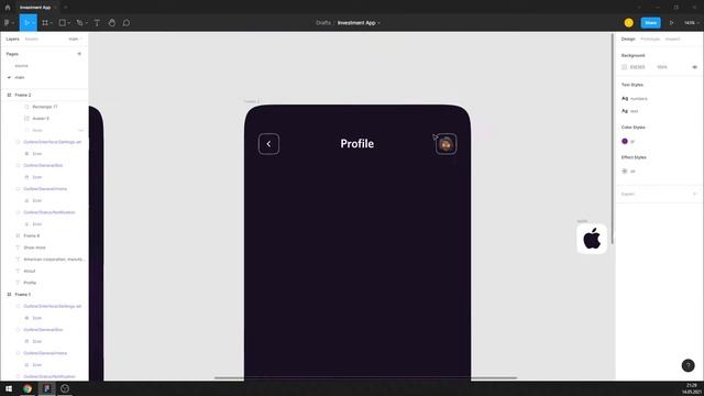 Figma Tutorial. Investment App UI Design in Figma. Speedart + Free figma template смотреть онлайн