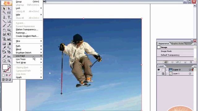 Adobe Illustrator Tutorial! LIVE TRACE! Vectorize photos! смотреть онлайн