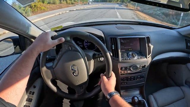2011 INFINITI G37S 6-Speed Manual POV Test Drive/Review смотреть онлайн