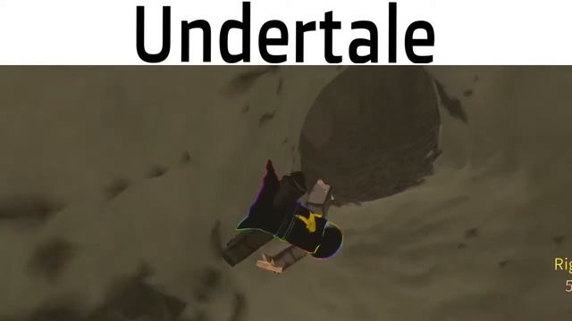 Undertale Falling Roblox смотреть онлайн