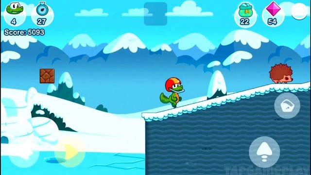Croc's World 3 - Gameplay Walkthrough Part 2 - World 1: Levels 16-25 (iOS, Android) смотреть онлайн