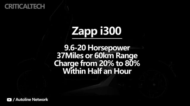 Zapp I300 | E-Scooter Only 4.8 Seconds Up To 60mph For $7000