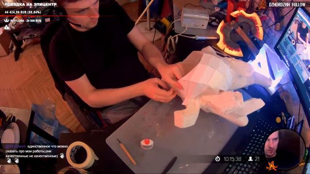 Как сделать Arcana Juggernaut Mask Dota 2 cosplay by JustTTv смотреть онлайн
