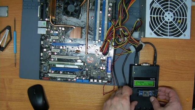 Диагностика материнской платы ASUS STRIKER смотреть онлайн