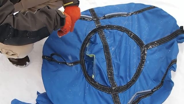 Тюбинг своими руками - Как сделать надувные САНКИ ВАТРУШКИ смотреть онлайн