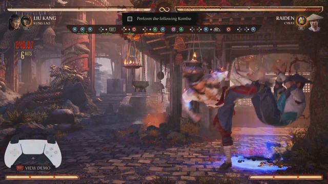 Mortal Kombat 1 Lui Kang Combo Trial 7 смотреть онлайн