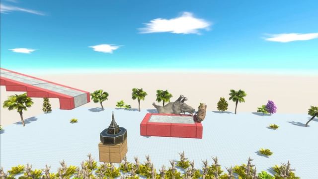 Jump Over Giant Piercer - Animal Revolt Battle Simulator