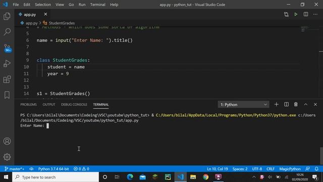 Python For Beginners 2020 - Classes [13] смотреть онлайн
