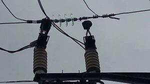 Оперативные переключения на ПС 35кВ, отключение разъединителя, дуга