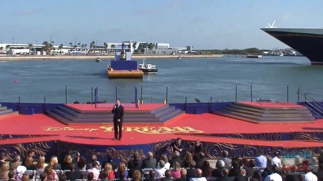 Full Disney Dream cruise ship Christening ceremony performance at Port Canaveral смотреть онлайн
