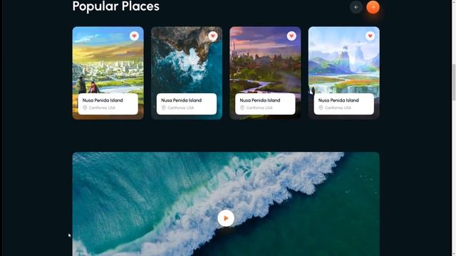 Travel and Tours Website Figma Template reservation 14 смотреть онлайн