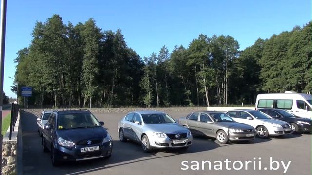 Гостиничный комплекс Каменюки - автостоянка, Отдых в Беларуси смотреть онлайн