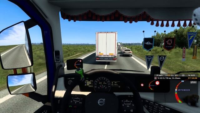 ВОЛГОГРАД - ТОЛЬЯТТИ!! КОНВОЙ В РОССИИ! (Euro Truck Simulator 2) смотреть онлайн