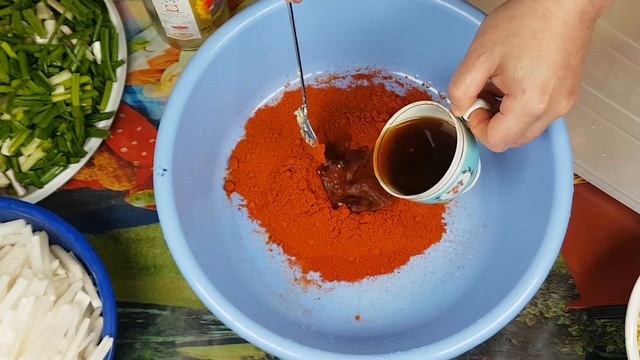 Корейское Кимчи рецепт Korean Kimchi 김치 recipe cooking before Christmas კორეული საკვები смотреть онлайн