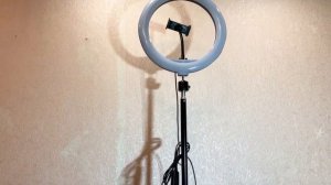 КОЛЬЦЕВАЯ ЛАМПА 26СМ ! СБОРКА / ШТАТИВ 2М / ОБЗОР с WILDBERRIES