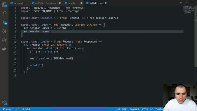 Authentication in Node.js - #9 Session Timeout смотреть онлайн