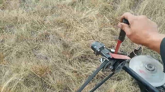 Проверка роторной косы Заря после ремонта. смотреть онлайн