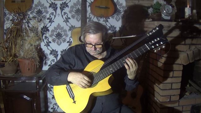 А. Дюбук Романс "Не брани меня родная" Русская 2х грифная гитара смотреть онлайн