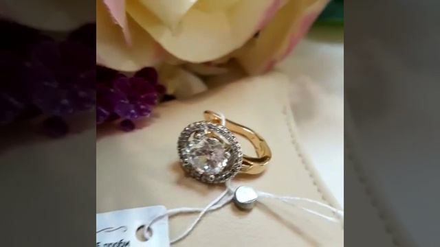 Серьги позолота 18к медицинский сплав смотреть онлайн