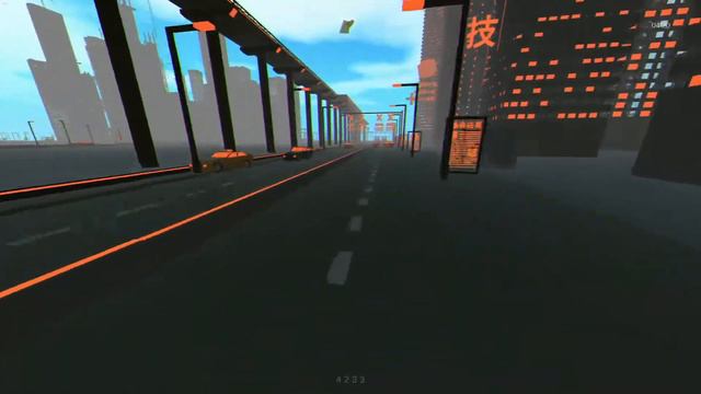 Cyberpunk Bhop (City zoomer, the indie game I've found on Steam recently) смотреть онлайн