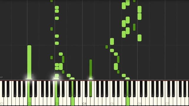 Plants Vs Zombies | Brainiac Maniac (Zomboss) | Synthesia Piano Tutorial смотреть онлайн