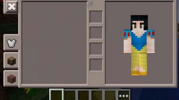 Minecraft PE - Snow White Skin Costume