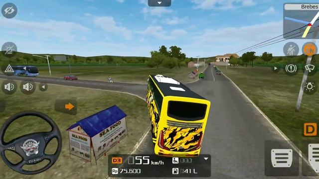 Right Side Yellow Bus Livery | Bus Simulator Indonesia | Part-#110 | Mobile Game | Skeleton Play смотреть онлайн
