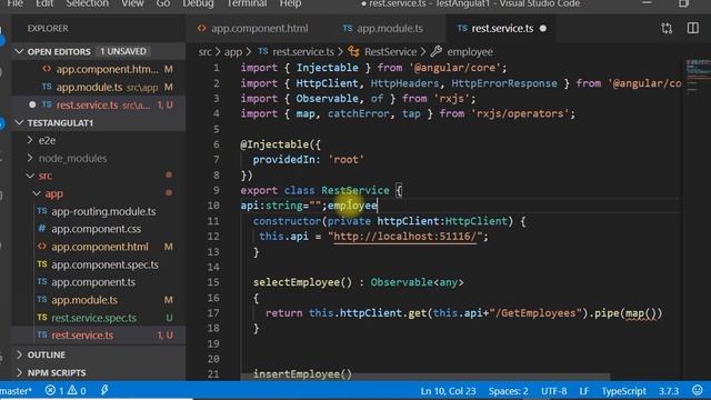 HOW TO CALL WEB API IN ANGULAR BY USING HTTP CLIENT SERVICE смотреть онлайн