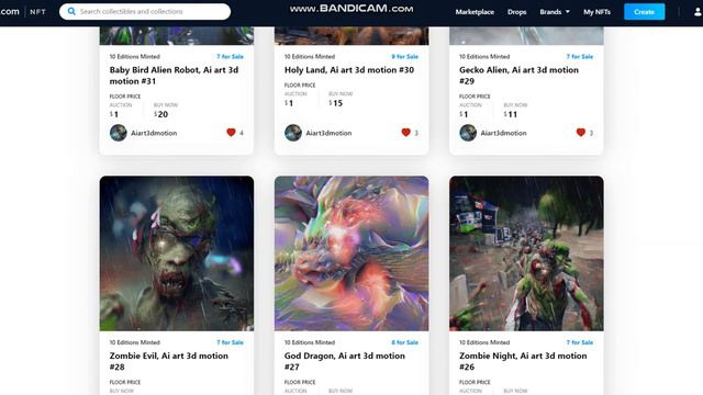 Ai art 3d motion nft collection on crypto dot com смотреть онлайн