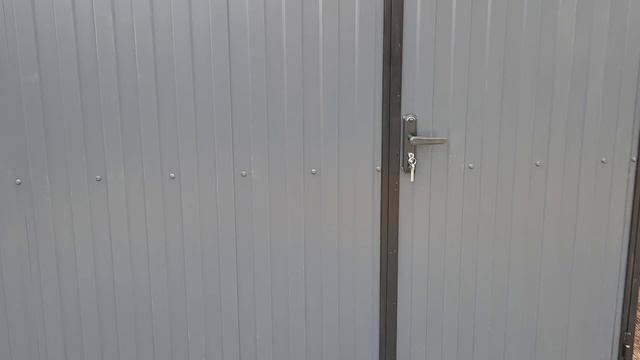 Усиленный хозблок в двойном каркасе 3х1,5м Ral 7024 (темно серый)