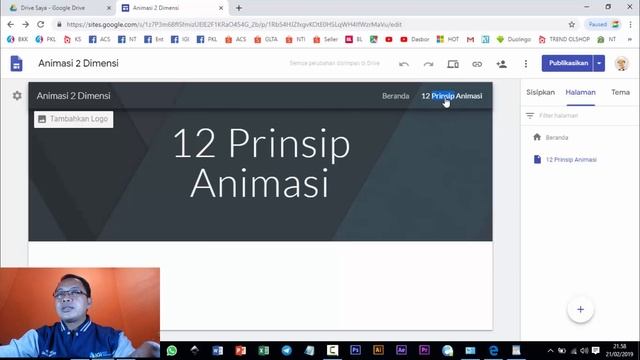 Menyisipkan Gambar, Halaman, Drive di Google Sites смотреть онлайн